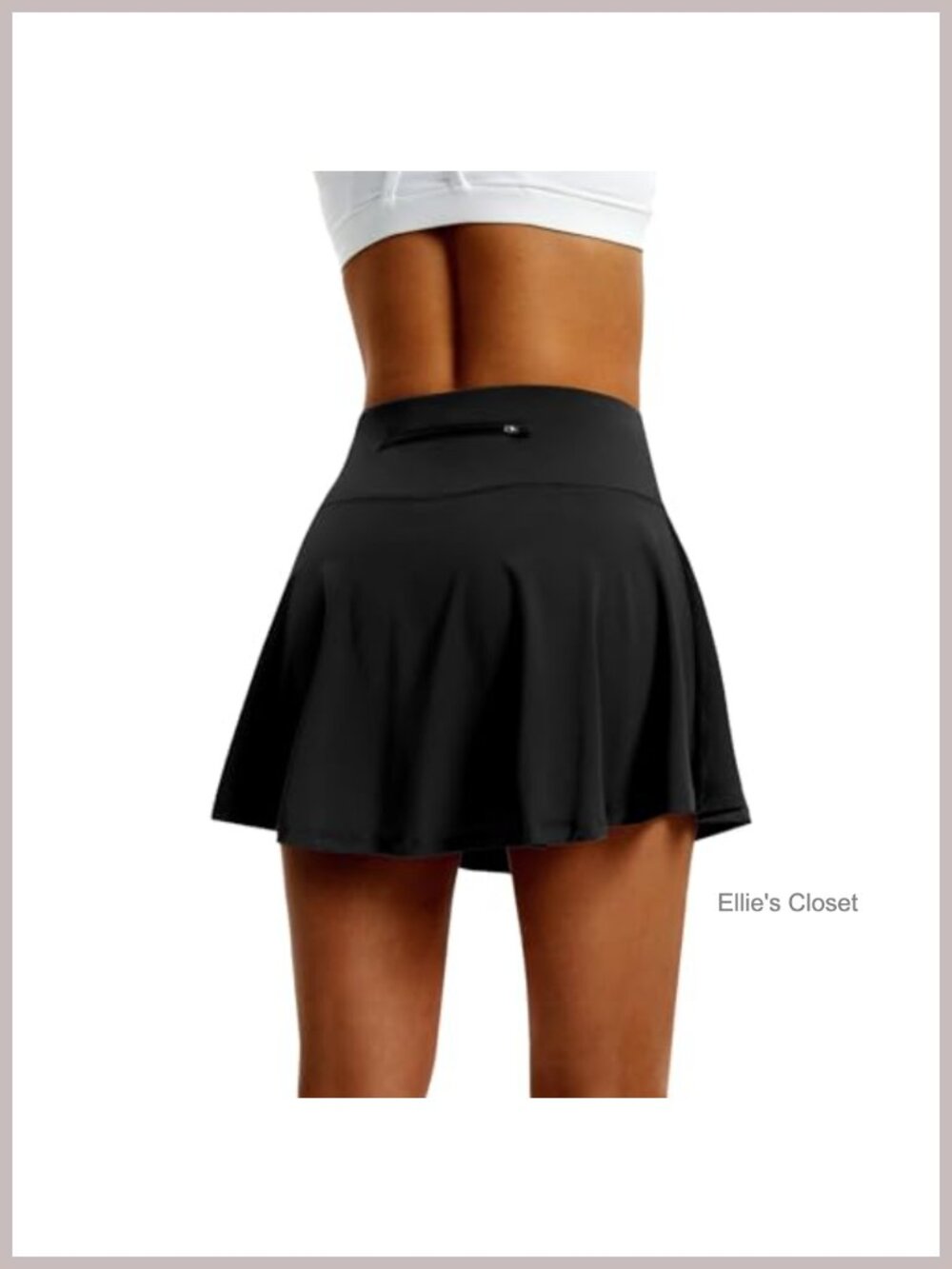 High Waist Pleated Tennis Skort with 4 Pockets Athletic Golf Skirt Running